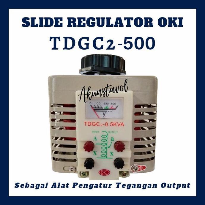 TERMURAH - Slide Regulator OKI TDGC2-500 - Slide Regulator 500 VA