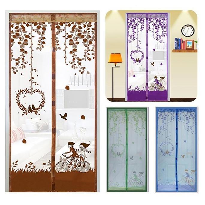 VINTOP Tirai Magnet Hordeng Tirai Pintu Kamar Anti Nyamuk Motif Karakter