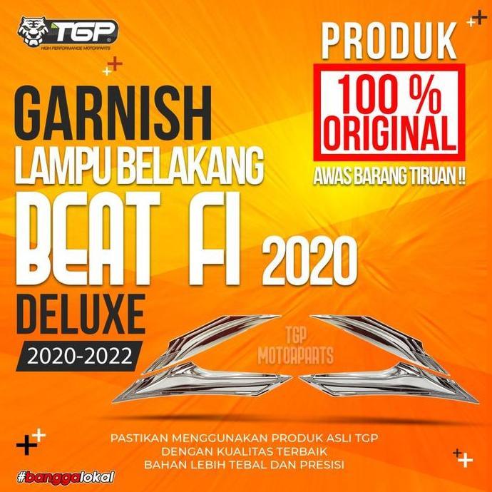 Promo Aksesoris Variasi Garnish Lampu Belakang Beat FI ESP New 2020 Deluxe Diskon