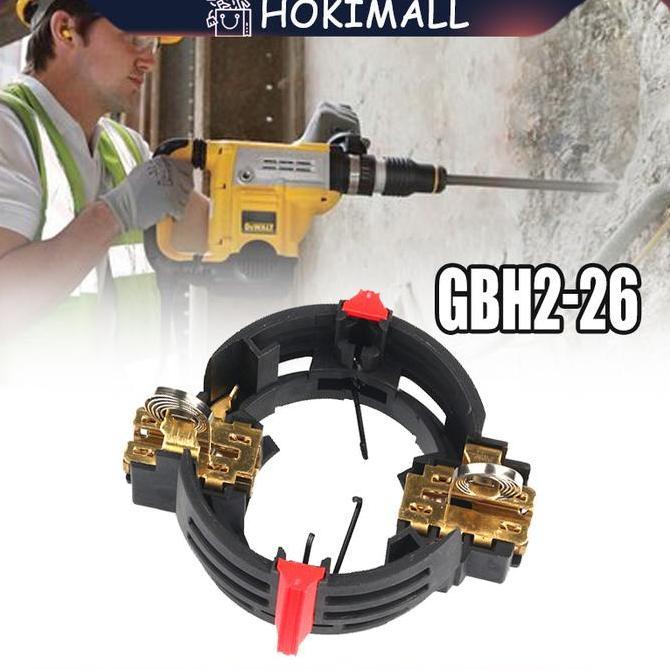 PUPYLO Carbon Brush Bor Listrik GBH2-26 Brush Holder Mesin Bor GBH 226 Untuk Mesin Bor Rotary Atau R