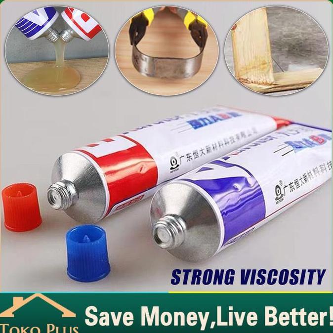 SHIRENLY Lem AB Kafuter Epoxy Super Kuat Penambal Besi Steel Metal Radiator Anti Bocor lem Besi Kayu