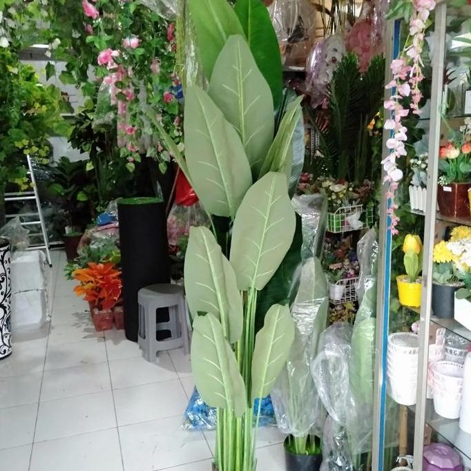 pohon pisang artificial/bunga plastik/pohon pisang plastik/bunga hias SUM