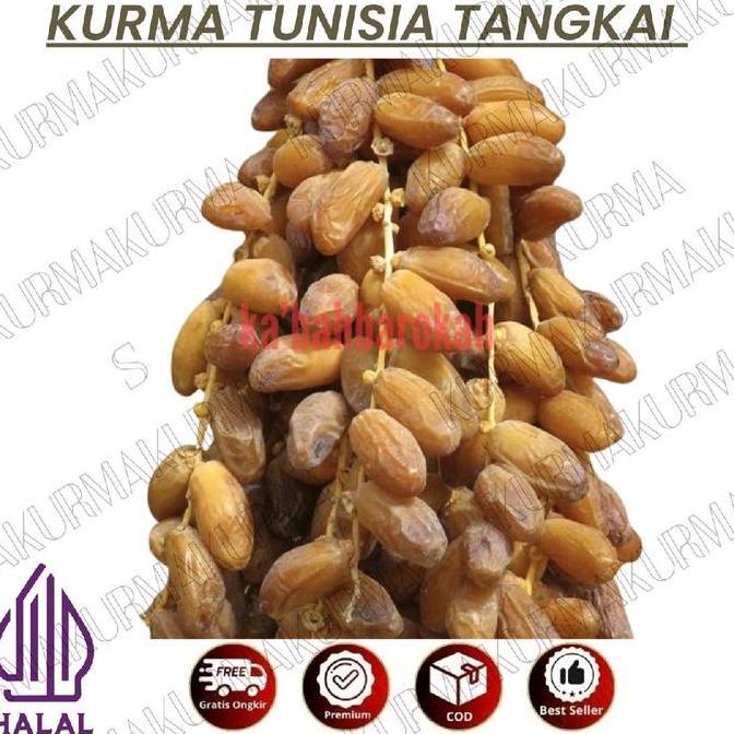 Kurma Tunisia Tangkai 1kg Premium Bertangkai Best Seller