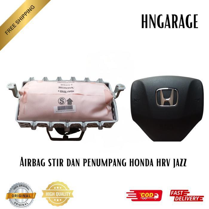Airbag Stir Dan Penumpang Honda Hrv Jazz 2013-2021 Original - Car Original Dan Terpercaya