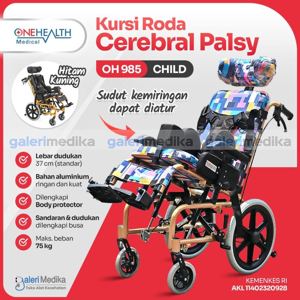 Kursi Roda Cerebral Palsy Anak OneHealth OH985 / OH-985 / OH 985 - Kursi Roda CP