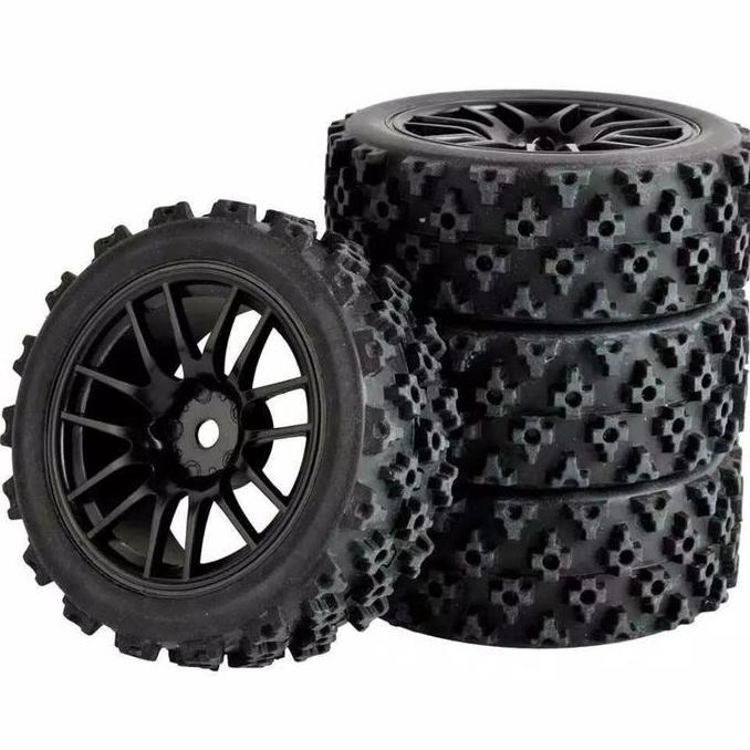 Wxyg- 1Pcs Velg + Ban Offroad Buggy Rc 1/14 Zd Wltoys 144001 Hsp Remo Hsp