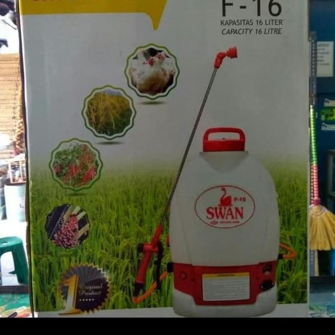SPRAYER ELEKTRIK SWAN F-16L Kapasitas Tangki 16 Liter semprotan hama perkebunan / pertanian