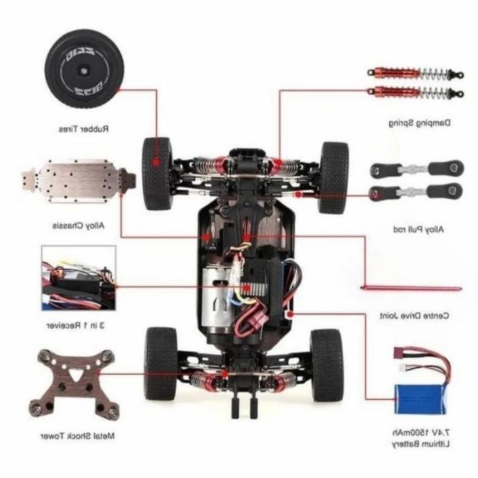 Wxyg- Wl Toys Wl 144001 1:14 Rc Car Buggy 60Km/H