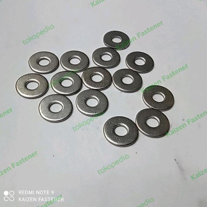 Lansungkirim- Ring M6 Lebar Stainless Steel