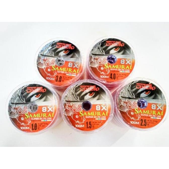 Senar Pancing Genkuro Samurai 8X Pe