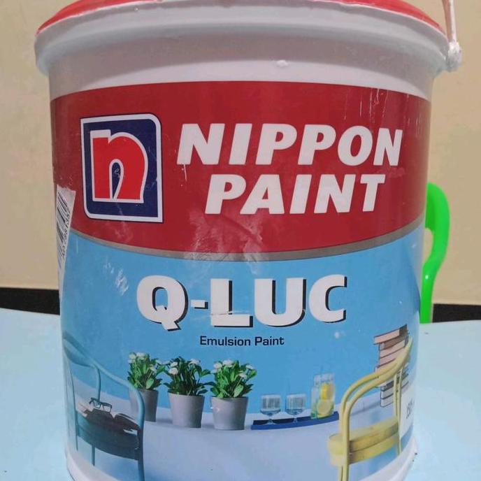 Cat tembok Qluc 4,5kg cat Nippon paint qluc kemasan 5kg