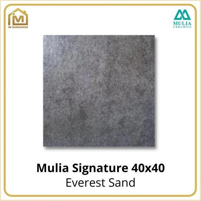 Keramik Lantai Kasar Mulia 40x40 Everest Sand / Taupe / Nero KW 1 BS
