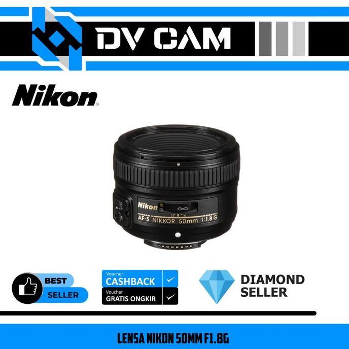 LENSA NIKON 50MM F1.8G - LENSA KAMERA