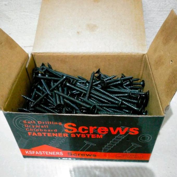Lansungkirim- Sekrup Gypsum 5Cm Sekrup Gipsun 6 X 2 1Dus Sekrup Gipsun 2 Inchi