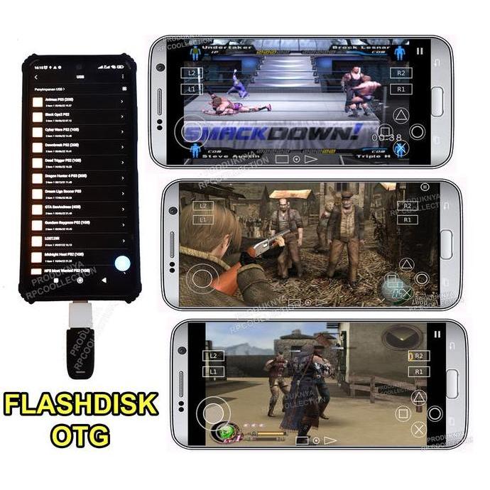 Flashdisk OTG Game PS2 untuk HP Android Flash Disk OTG 32gb 64gb HAP