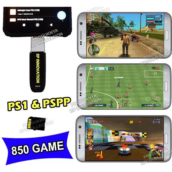Untuk HP Android Memory HP / Falshdisk Android 850 Game PPSSPP PS1 HAP