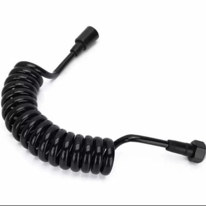 selang spiral hitam / selang shower hitam