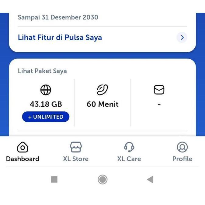 KARTU XL MASA AKTIF 2030