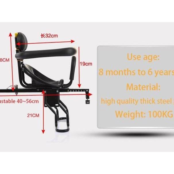 BONCENGAN ANAK DEPAN SEPEDA SAFETY BICYCLE SAFETY BABY CARRIER