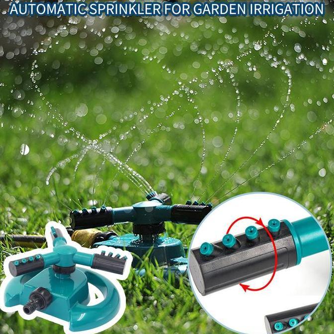 Lansungkirim- Sprinkler Air Taman Putar 360 Derajat / Sprinkler Penyiram Tanaman Air Berputar 360 Ta