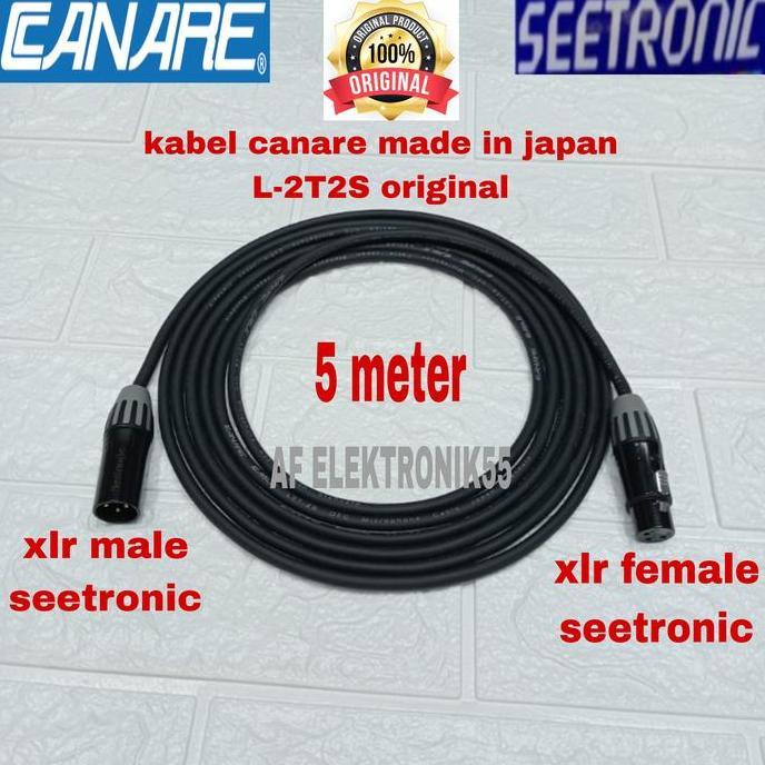 Promo kabel mic/speaker aktif ke mixer 5 meter kabel made in japan Diskon