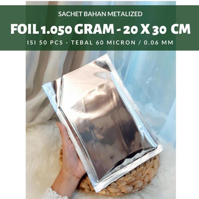 Aluminium Foil Untuk Kemasan Kopi - Plastik Semi Metalized 1 KG