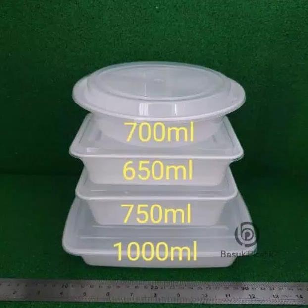 Thinwall Box Putih 750ml / Thinwall Putih kotak thinwall easypack