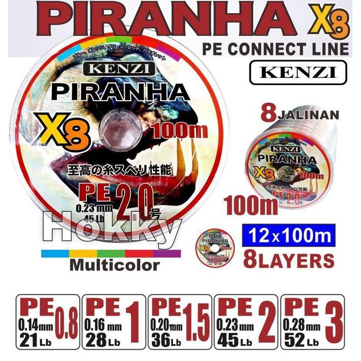 PE KENZI PIRANHA X 8 