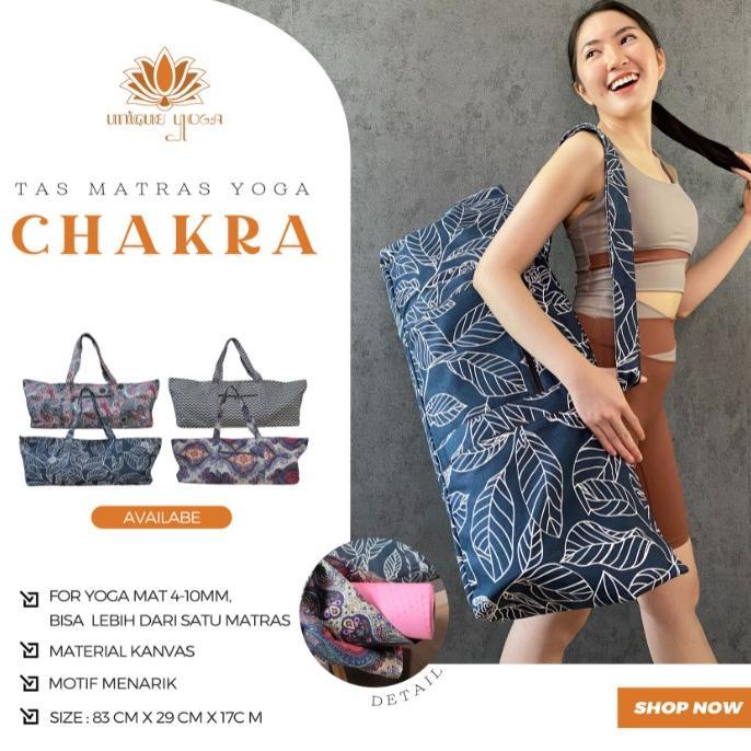 Tas Yoga / Chakra Yoga Bag / Tas Yoga Chakra Motif / Chakra Yoga Bag Motif / Tas Yoga Ukuran Besar /