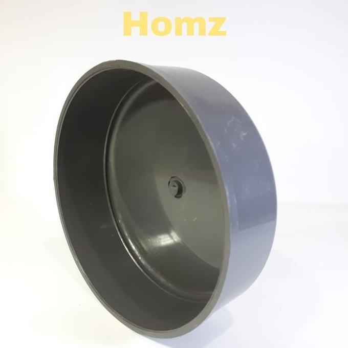 Lancar- Dop 6" Inch D Soket/Cap 6 In Pvc/Tutup Pipa 6 Inchi Polos Tanpa Drat