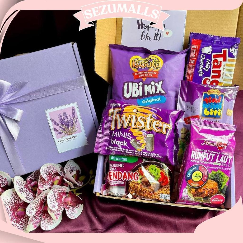 Hampers Snack Box Kado Ulang Tahun Cewek Cowok Hadiah Lebaran Natal Tahun Baru S Ori