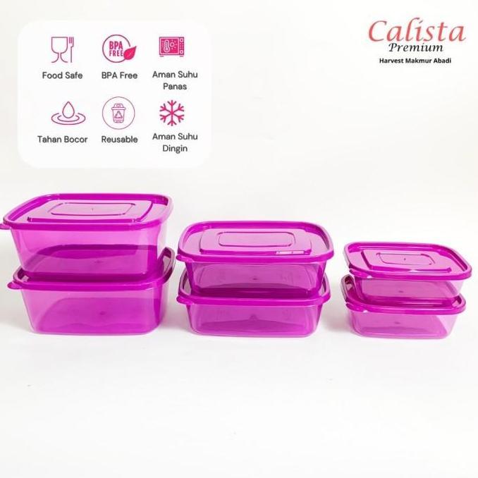 TOPLES KULKAS FREEZER SET CALISTA FURANO PREMIUM FOOD CONTAINER PREP