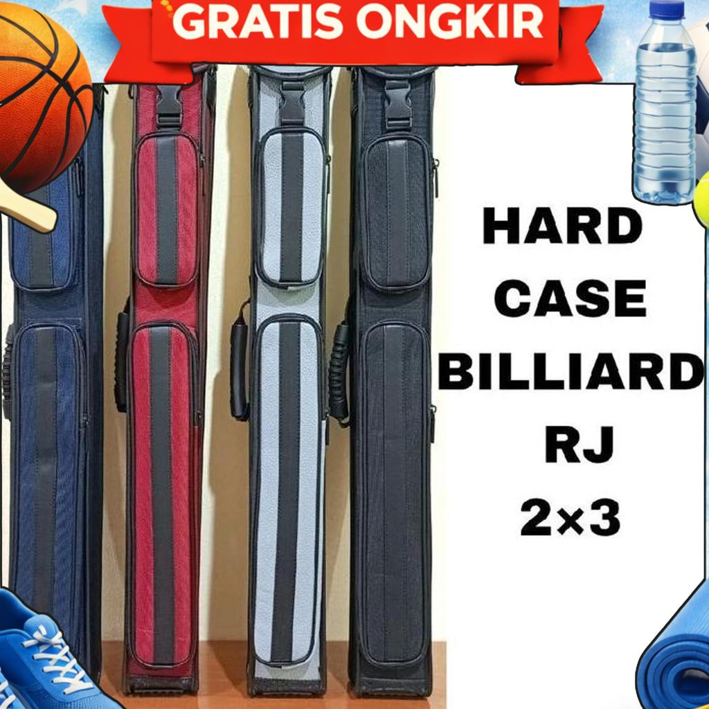 Tas Billiard Rj 2X3 | Hard Case | Cue Case