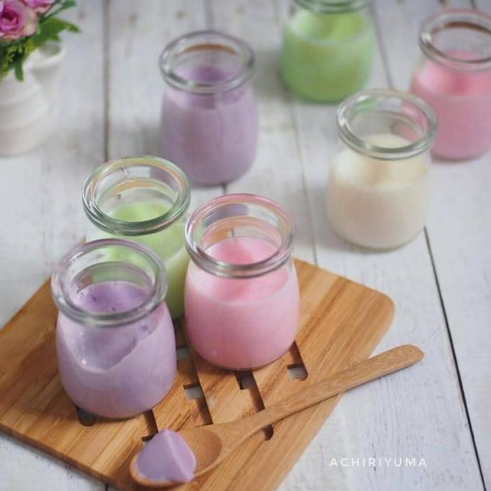 Toples Jar Kaca | Botol Jar Kaca | Pudding Jar | Jar Yoghurt + Tutup