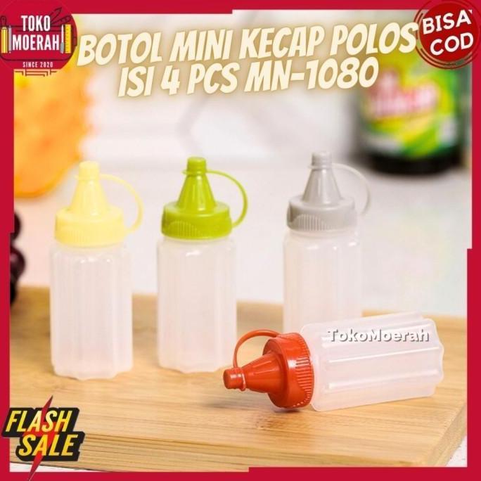 BOTOL SAUS KECAP MINI POLOS MN-1080 BOTOL SAUS BEKAL BENTO KECIL UNIK