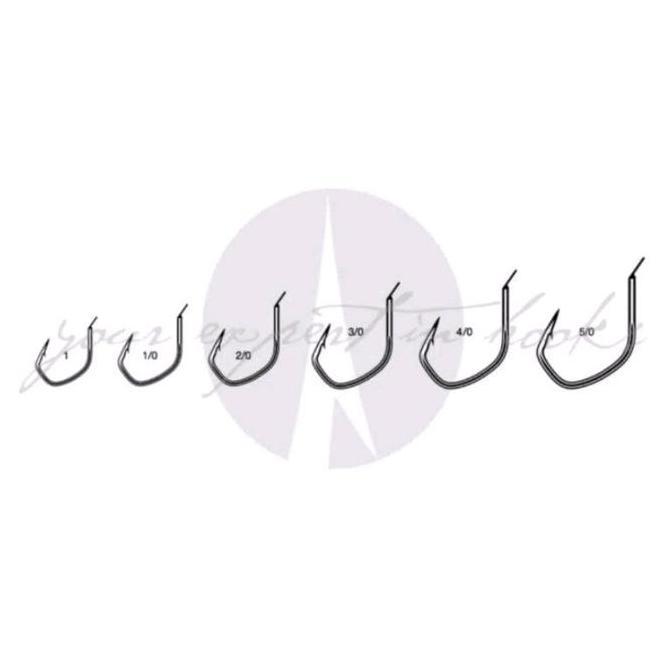 10pc Hook // kail VMC 7117 ECER Type Slow size #1 1/0 2/0 3/0 4/0 5/0