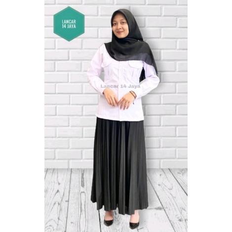KEKINIAN kemeja PNS Putih Dinas Baru Wanita Baju Putih Pdh wanita Kemeja Atasan  wanita, ASN KEKINIA