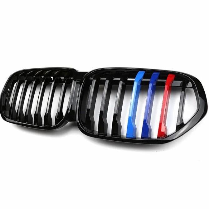 BMW Grill Kidney Grille Hidung Kap Double Slat Glossy M Color F48 X1