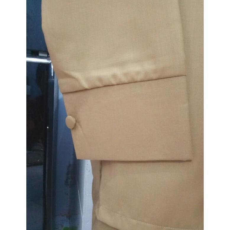 BEST SELLER  Seragam Pemda PNS Ibu Hamil Toyobo Khaki Setelan Adem Bumil BEST SELLER 