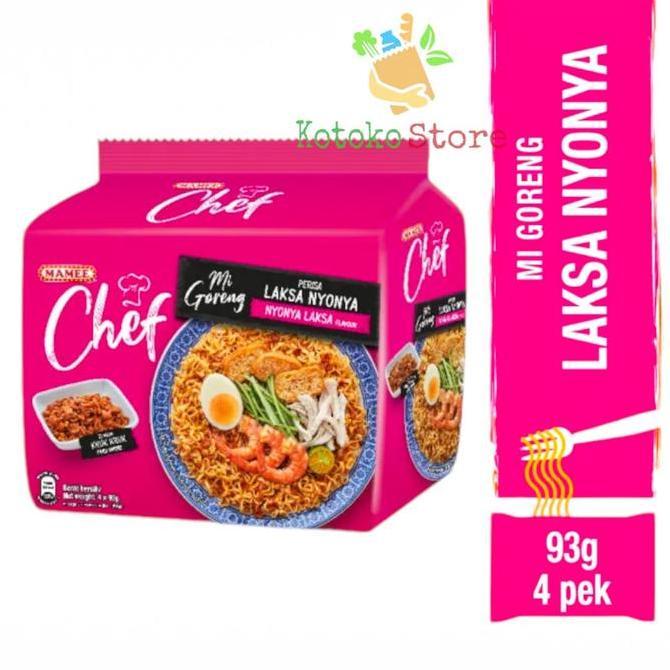 terangbulanshop_  - mamee chef tom yam thai lontong laksa kari ayam pedas shitake / mie instant mame