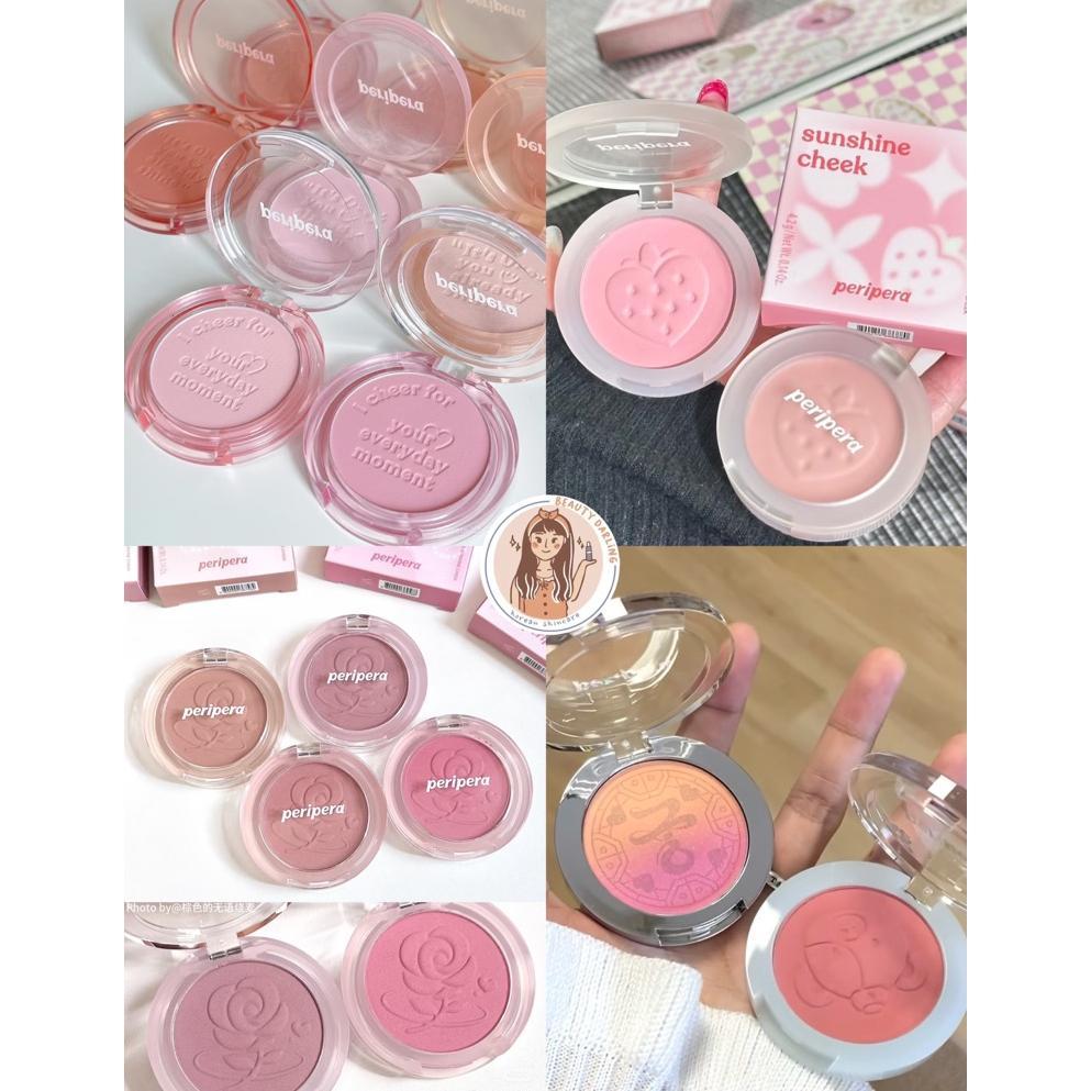 READY Peripera Pure Blushed Sunshine Cheek SOFT BERRY | Peri Night | Yakgwa Edition Blush On