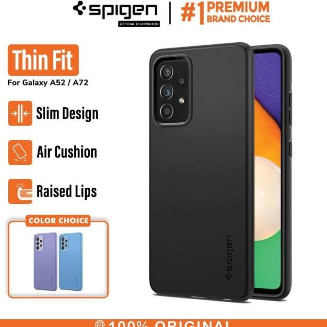 Case Samsung Galaxy A52 / A72 Spigen Thin Fit Slim Hybrid Casing