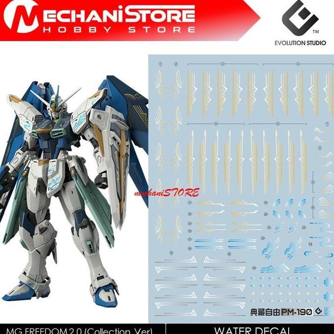 EVO Decal MG - MG190 Freedom Gundam Ver.2.0 (Collection)