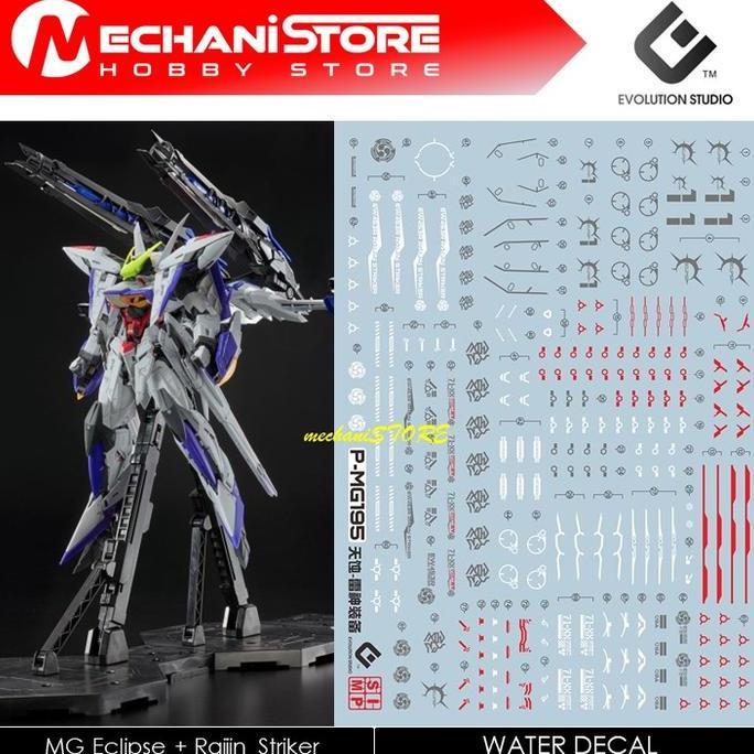 EVO Decal MG - MG195 Eclipse Gundam + Raijin Striker