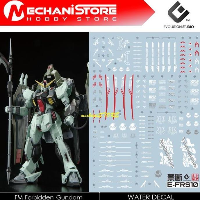 EVO Decal Full Mechanics - FRS10 FM Forbidden Gundam