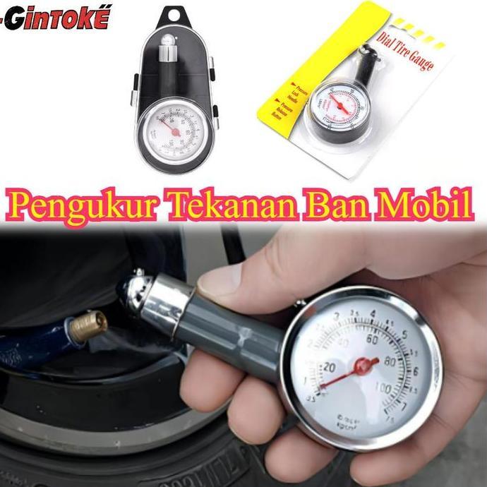 putristore014 - OriginalAlat Pengukur Tekanan Ban manual Analog Portabel Ukuran Angin Bulat Ban Moto