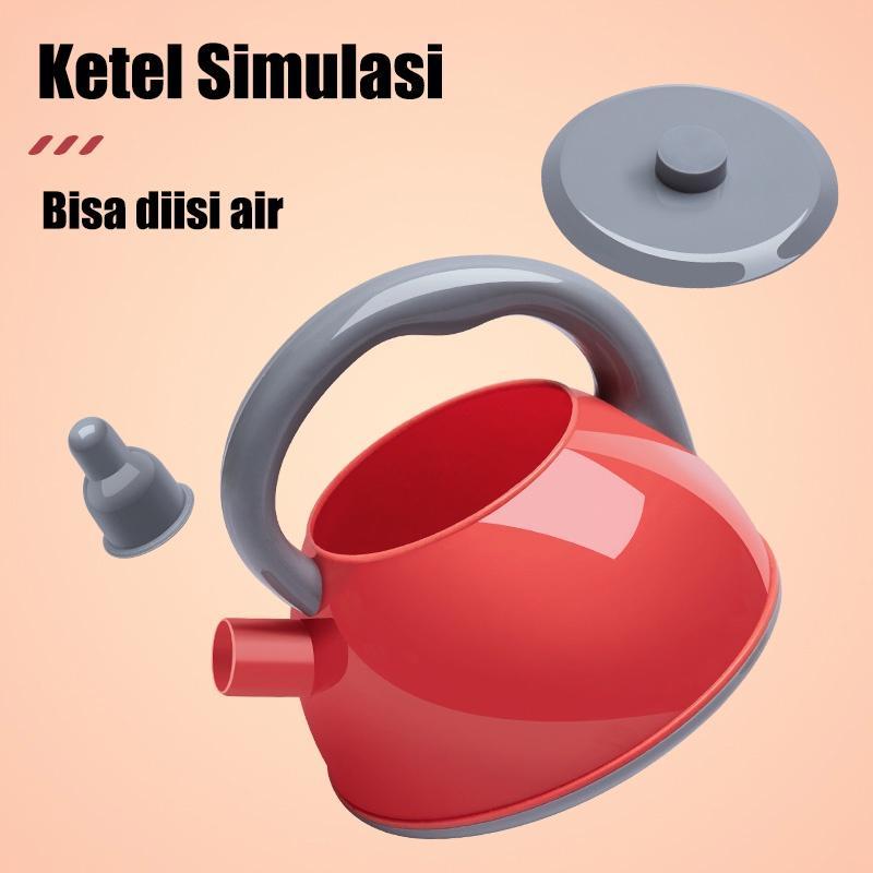 92Pcs Mainan Dapur Anak Kitchen Set Masak Masakan Mainan Dapur Cooking Set Mainan Anak Perempuan Mai