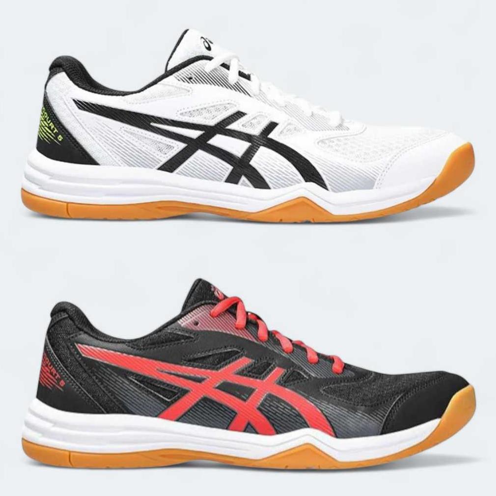 Sepatu Indoor Asics Upcourt 5 Original Warna Putih/Navy