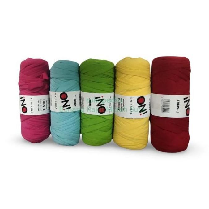 Benang Rajut Kaos T-yarn / T-SHIRT Yarn Onitsuga