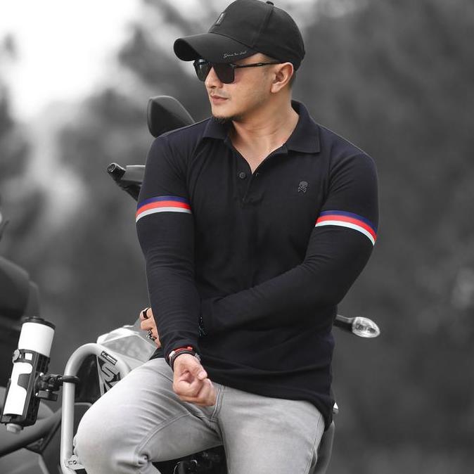 COD kaos pria polo shirt kerah pria baju premium pollo original baju lengan panjang tactical kaosbos